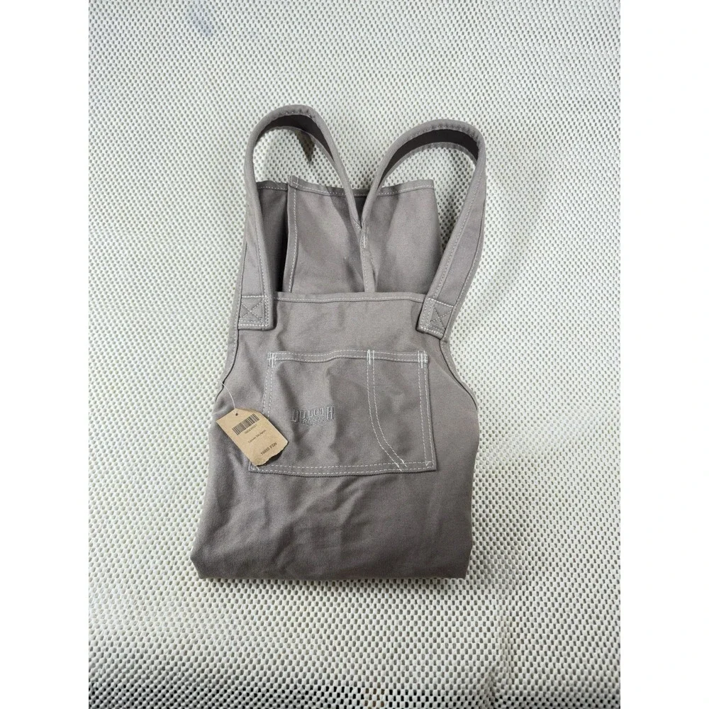 Duluth Trading Company Camel Color Canvas Pocketed Bib Apron OS - NWT BBQ Cookin